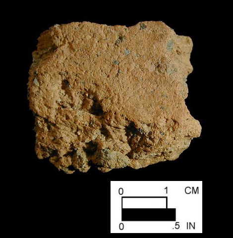 Dames Quarter body sherd from Nassawango, site 18WO23/5K.